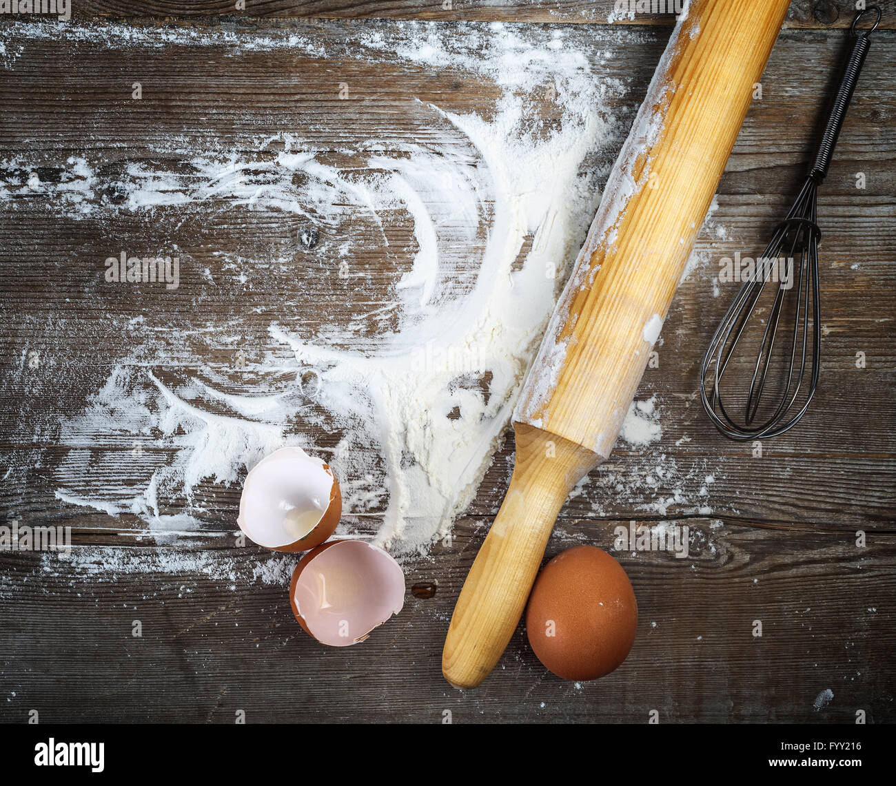 Vintage cooking background Stock Photo - Alamy