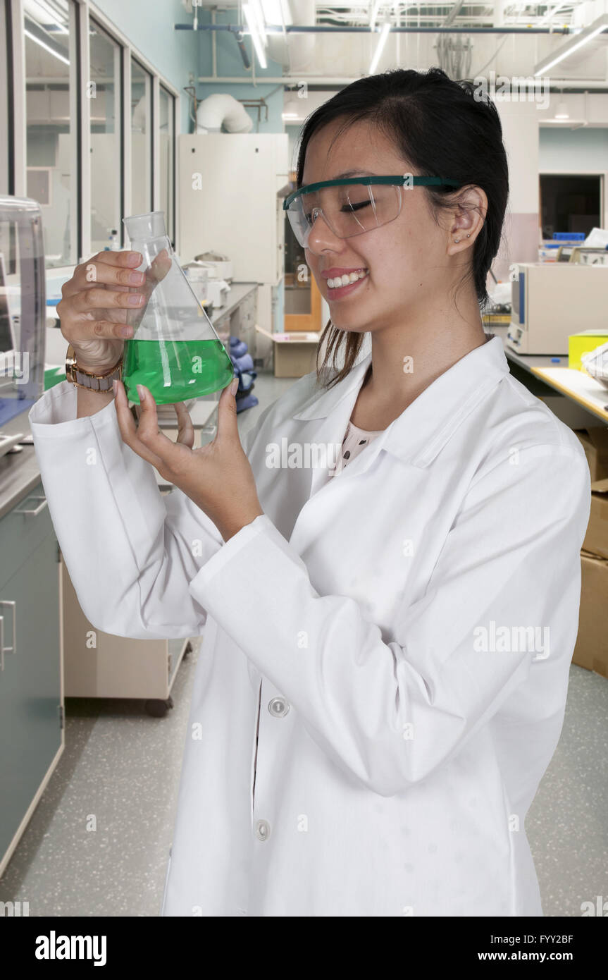Woman Scientist Stock Photo
