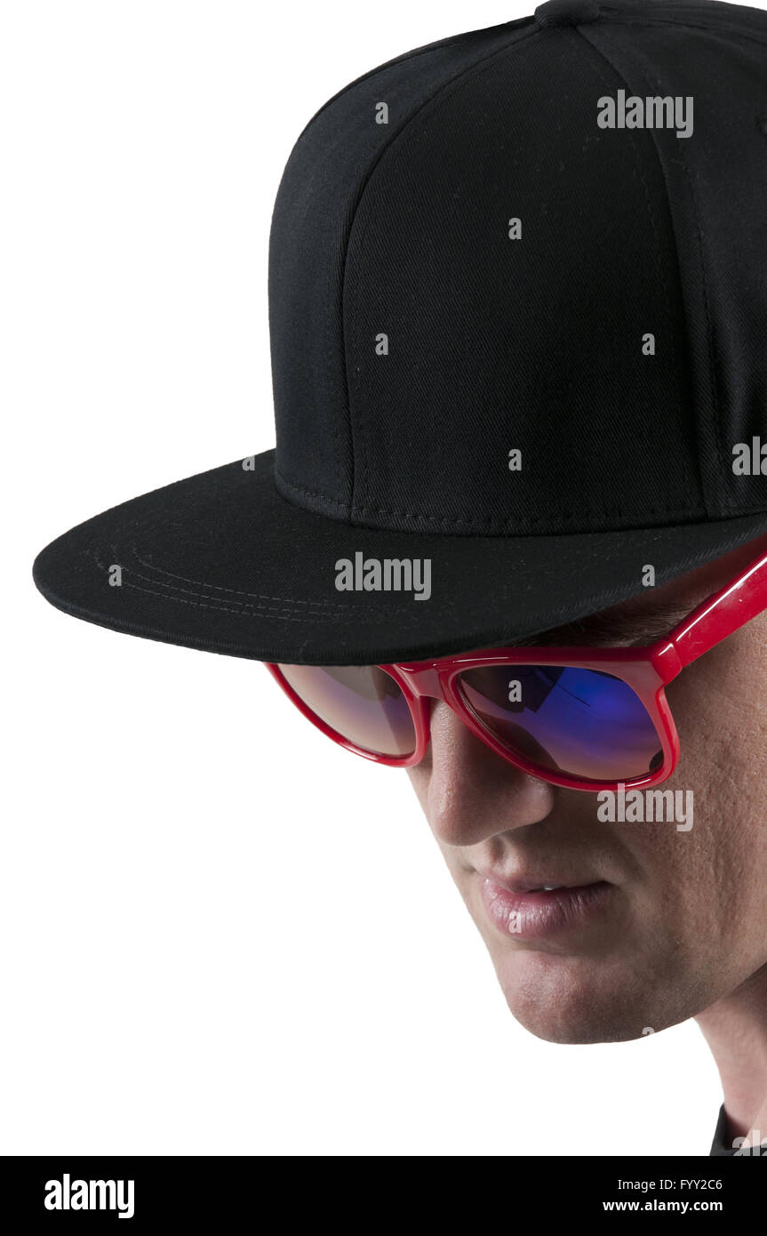 Wearing a baseball cap sunglasses hi-res stock photography and images