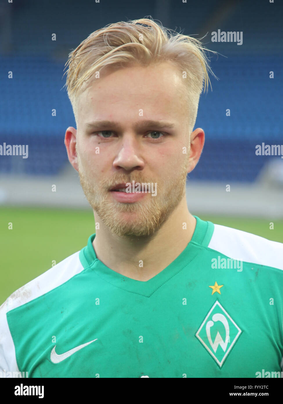 Marcel Hilßner  (SV Werder Bremen) Stock Photo