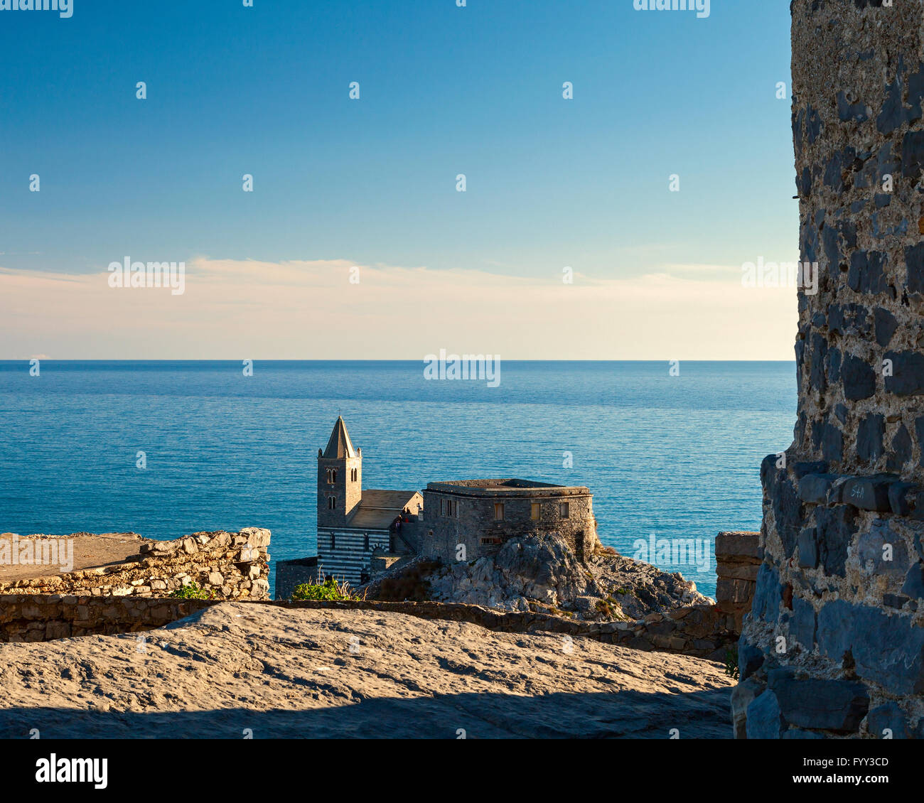 portovenere coast view in gulf of poets Stock Photo - Alamy