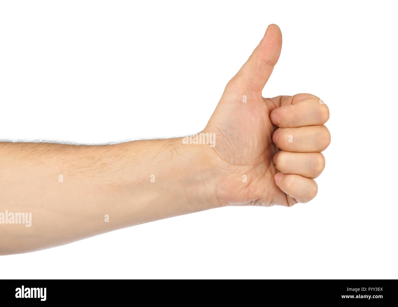 Gesturing hand Stock Photo