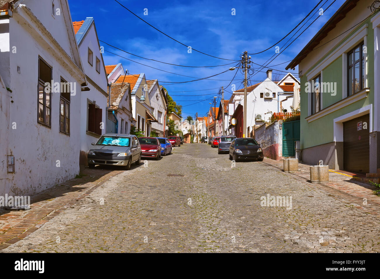 Old town Zemun - Belgrade Serbia Stock Photo