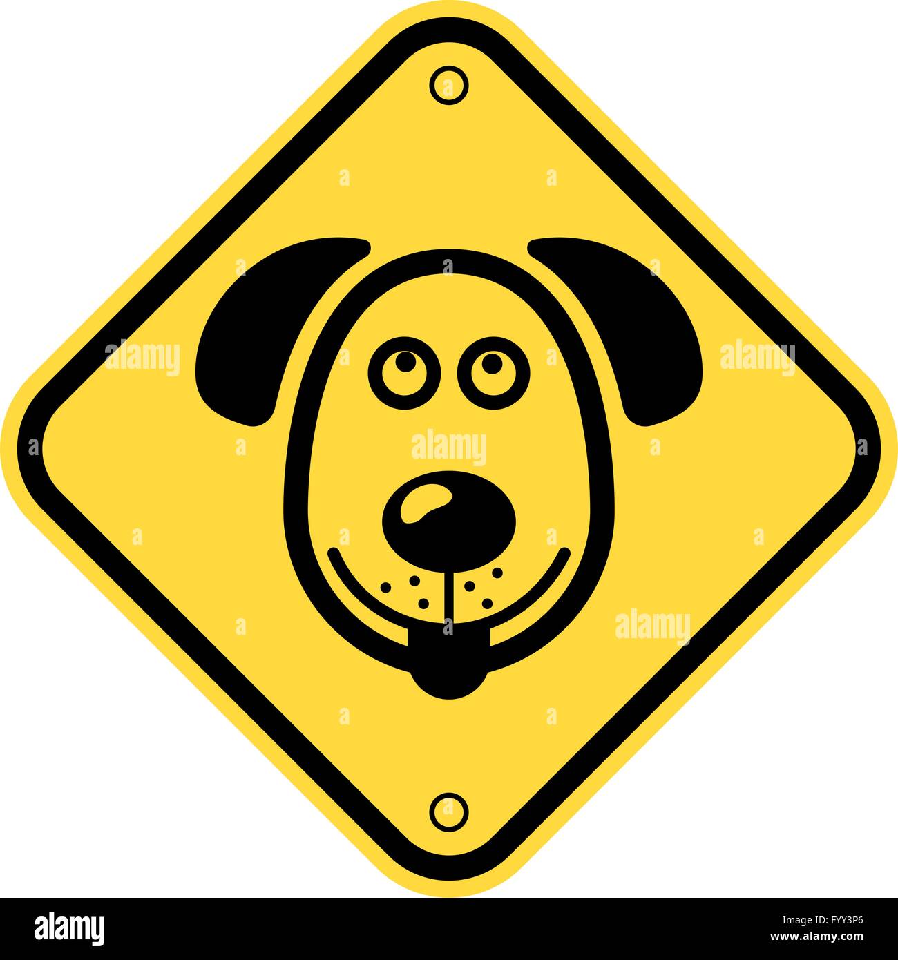 Danger dog sign Stock Vector Image & Art Alamy
