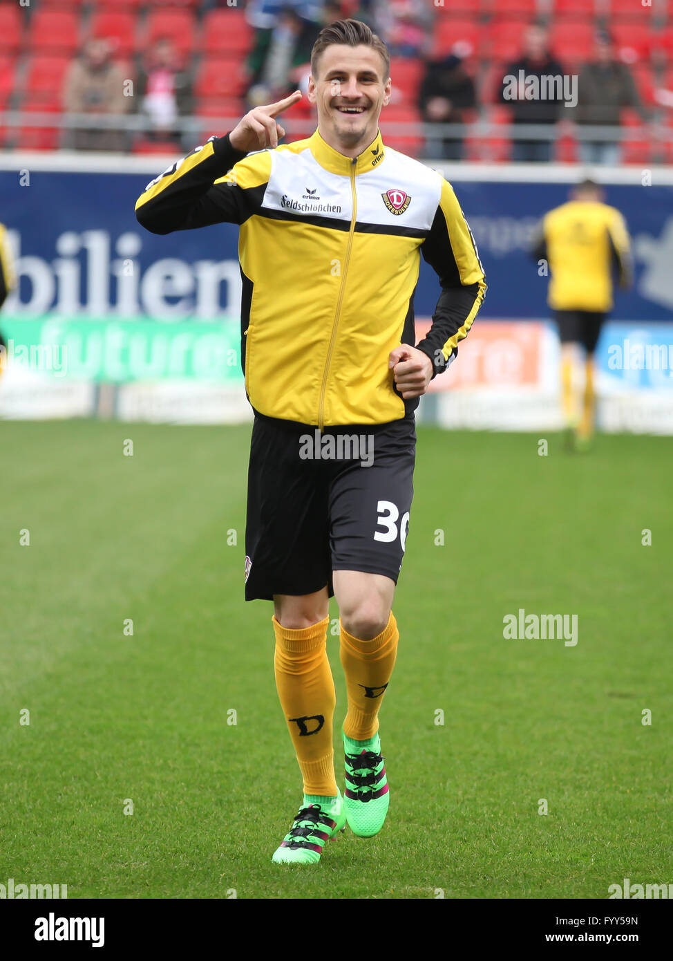 Stefan Kutschke of Dresden celebrates scoring the first team News Photo  - Getty Images