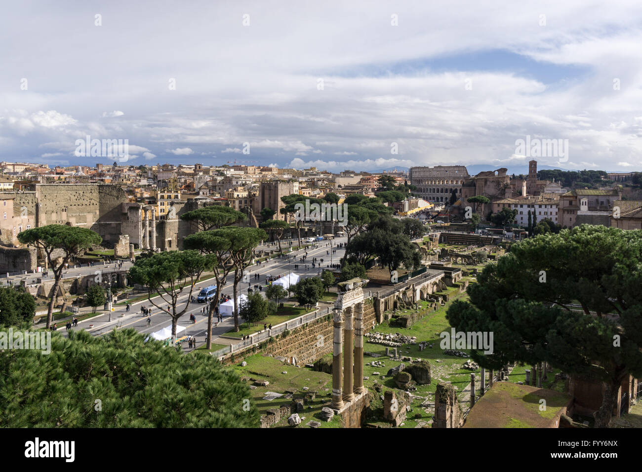 view of Rome Stock Photo - Alamy