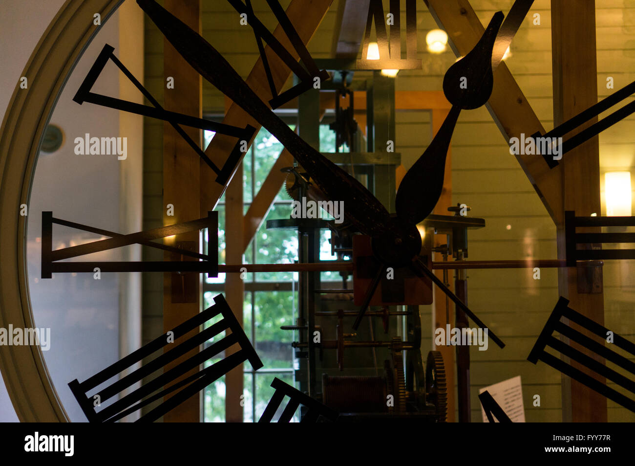 Clock in a museum Stock Photo - Alamy