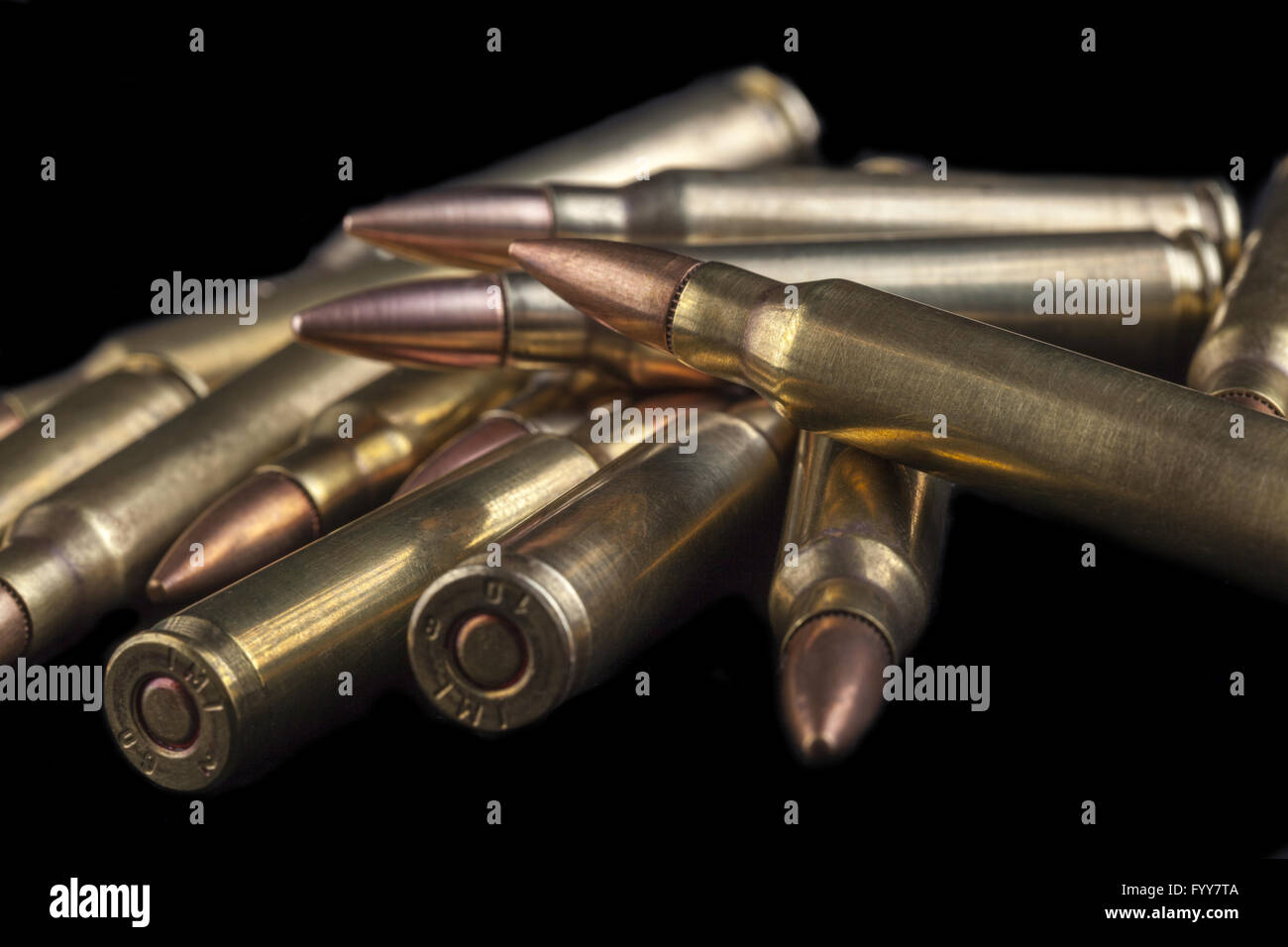 Bullets Pile Stock Photo