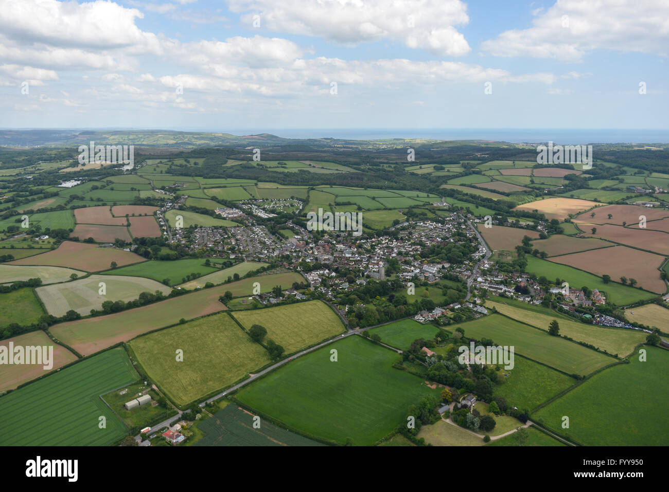 an-aerial-view-of-the-village-of-woodbury-and-surrounding-devon