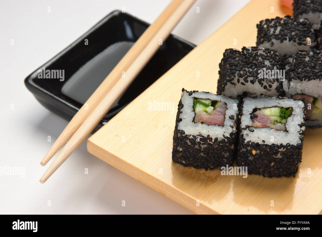 Traditional Asian food sushi Stock Photo Alamy