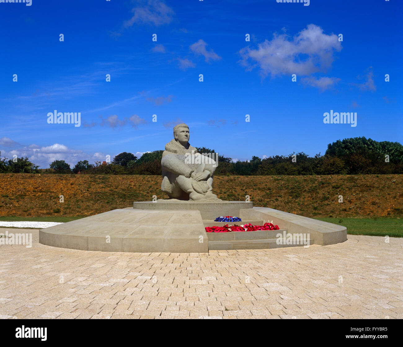 Battle of Britain Memorial, Capel Le Ferne in the UK, outside. Stock Photo