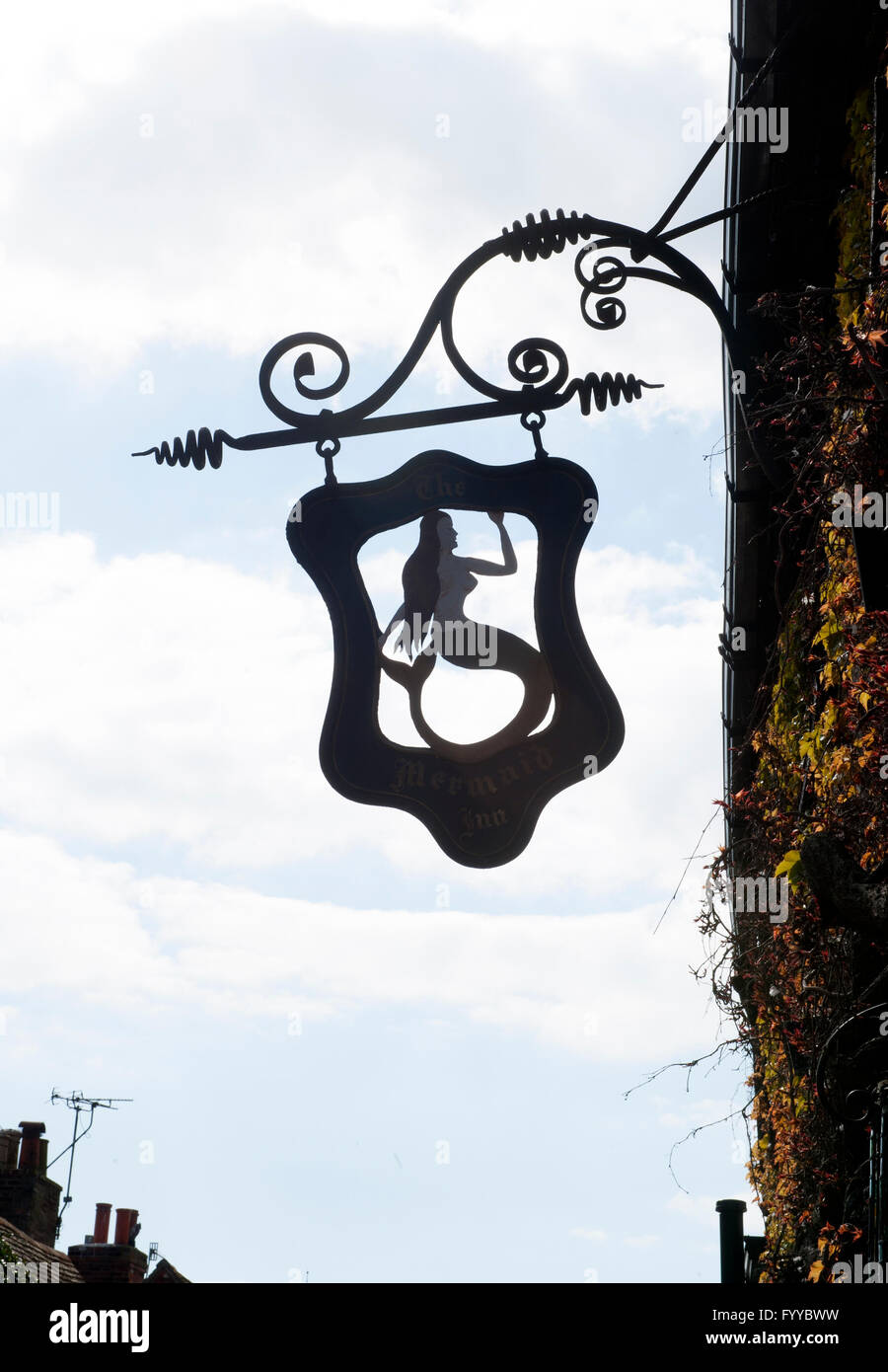 Mermaid Street, Rye, East Sussex, UK Stock Photo