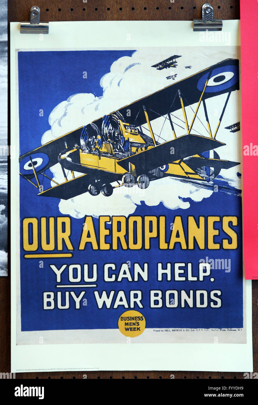 Second World War poster Stock Photo