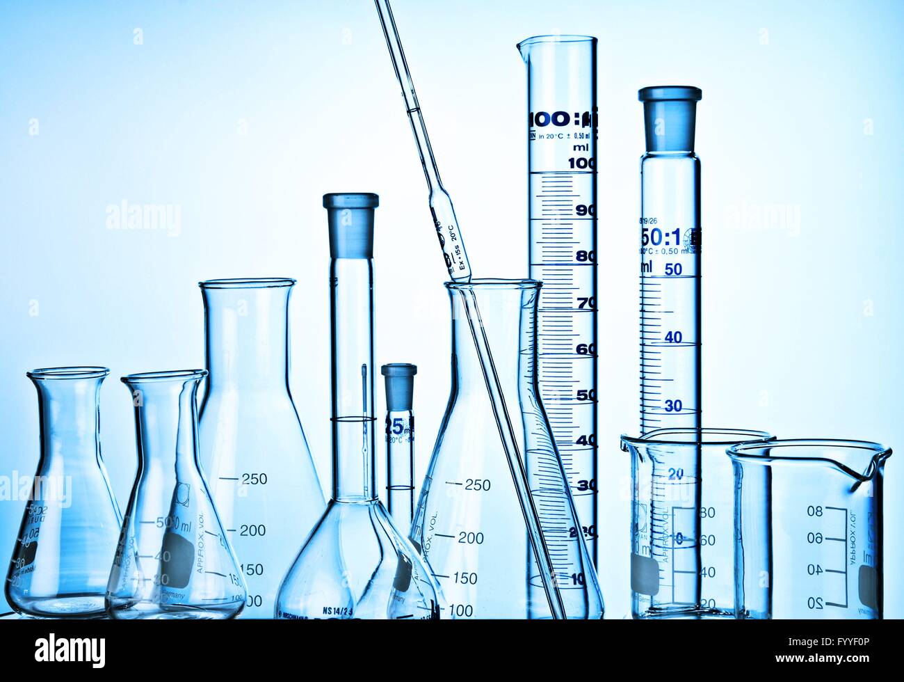 Erlenmeyer Flask And Measuring Cylinder In An Laborat vrogue.co