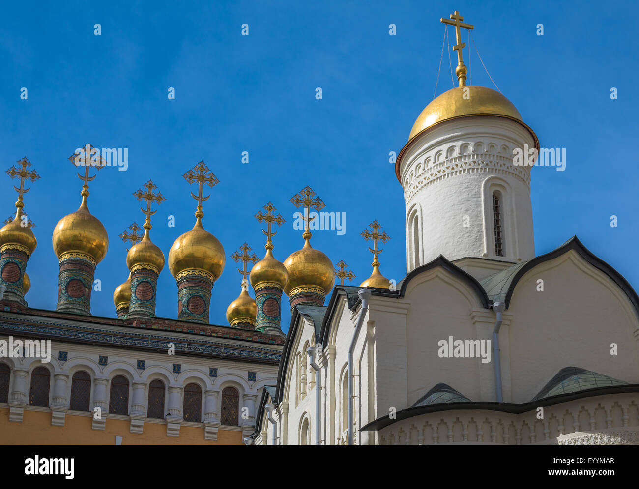 Church of the Deposition of the Robe, Moscow Kremlin, Rusiia Stock Photo -  Alamy