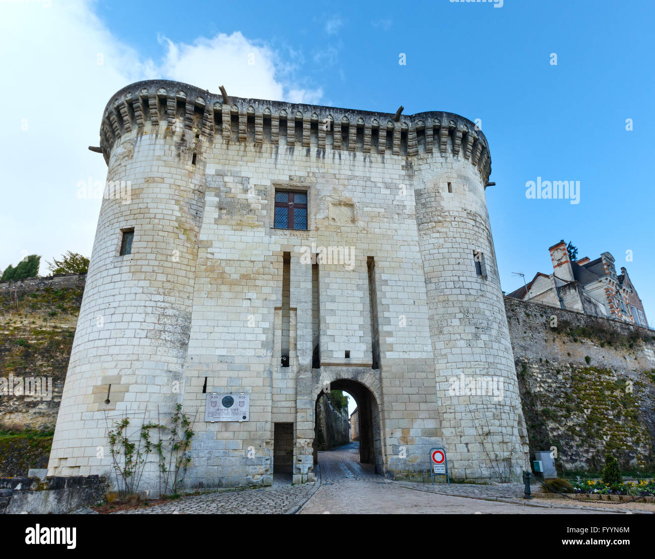 The Royal City of Loches (France Stock Photo Alamy