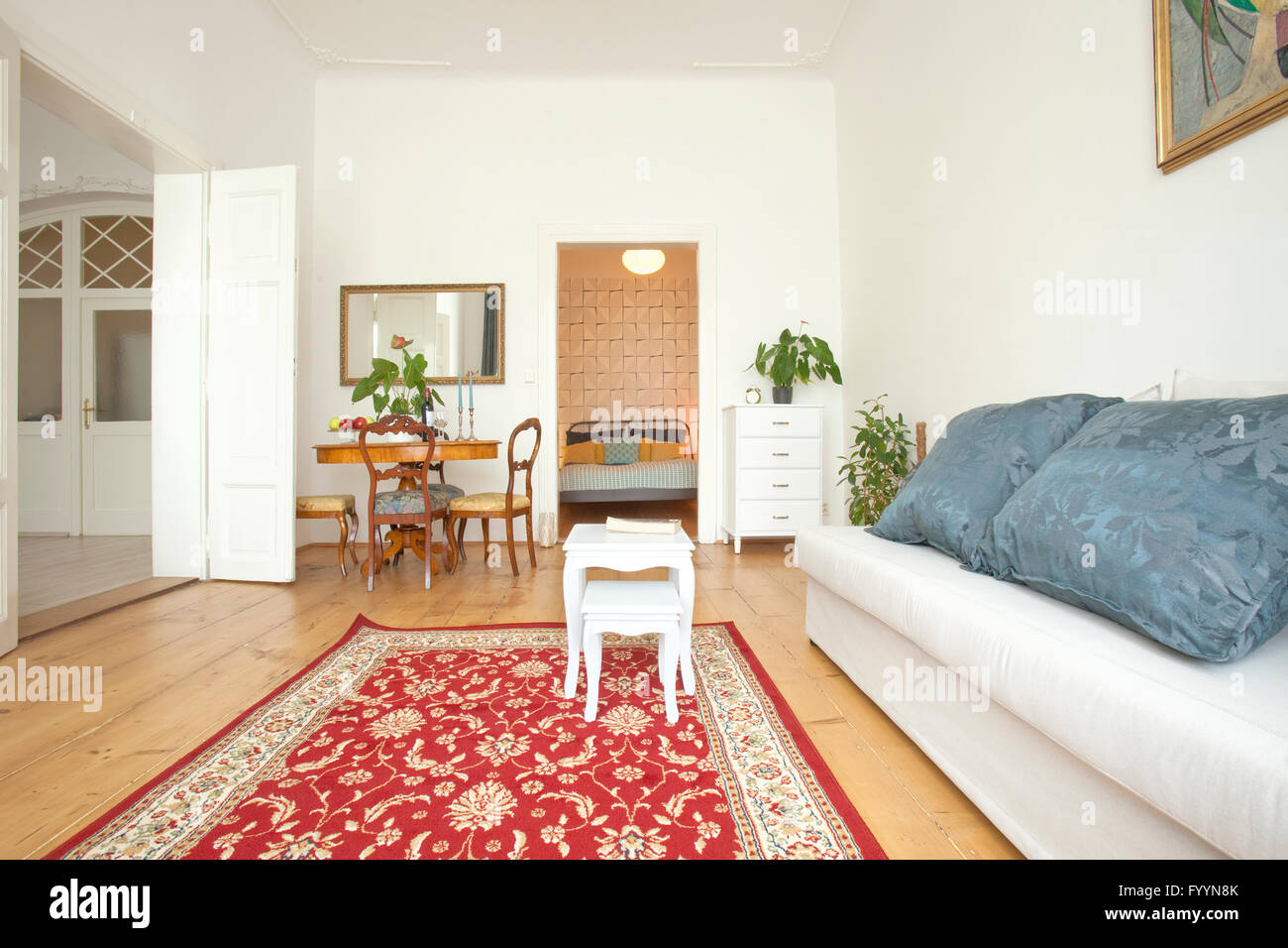 Apartment Interior - Living Room. Stock Photo