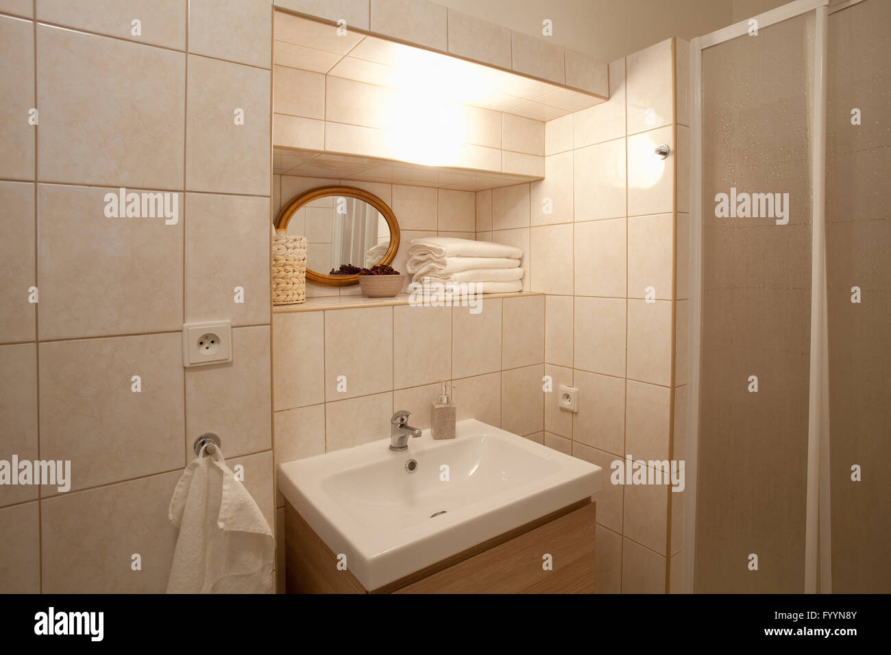 Apartment Interior - Modern Bathroom Stock Photo - Alamy
