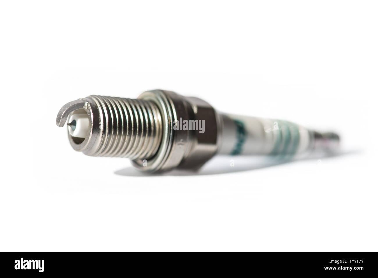 new spark plug isolated on white background Stock Photo Alamy
