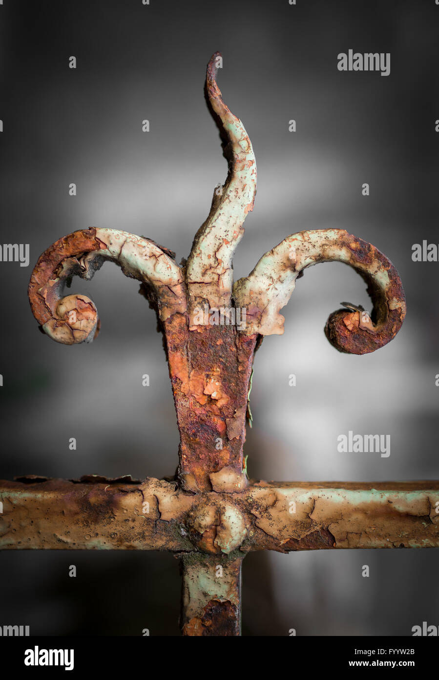 Rusty iron railings close hi-res stock photography and images - Alamy