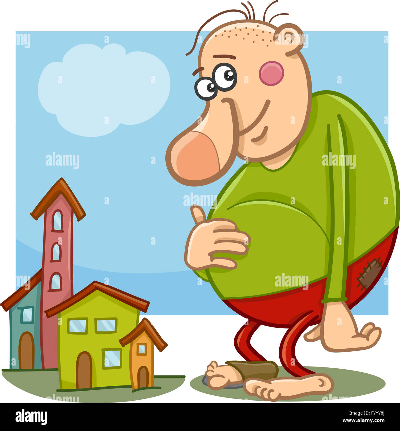 giant fantasy character cartoon Stock Photo - Alamy