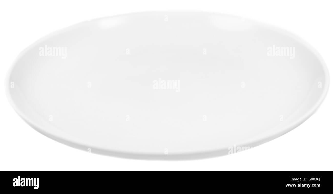 white plate Stock Photo