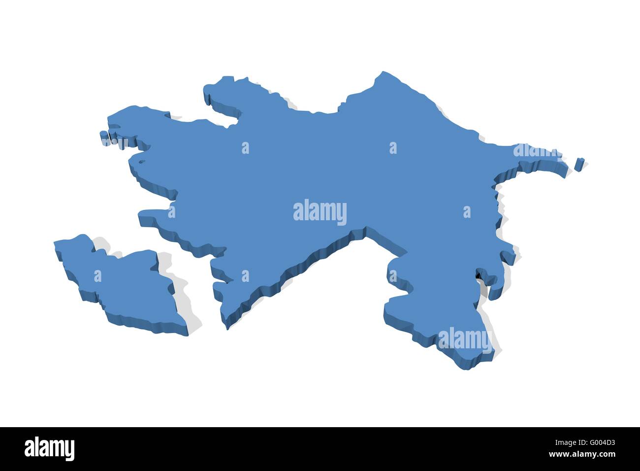 Azerbaijan map hires stock photography and images Alamy