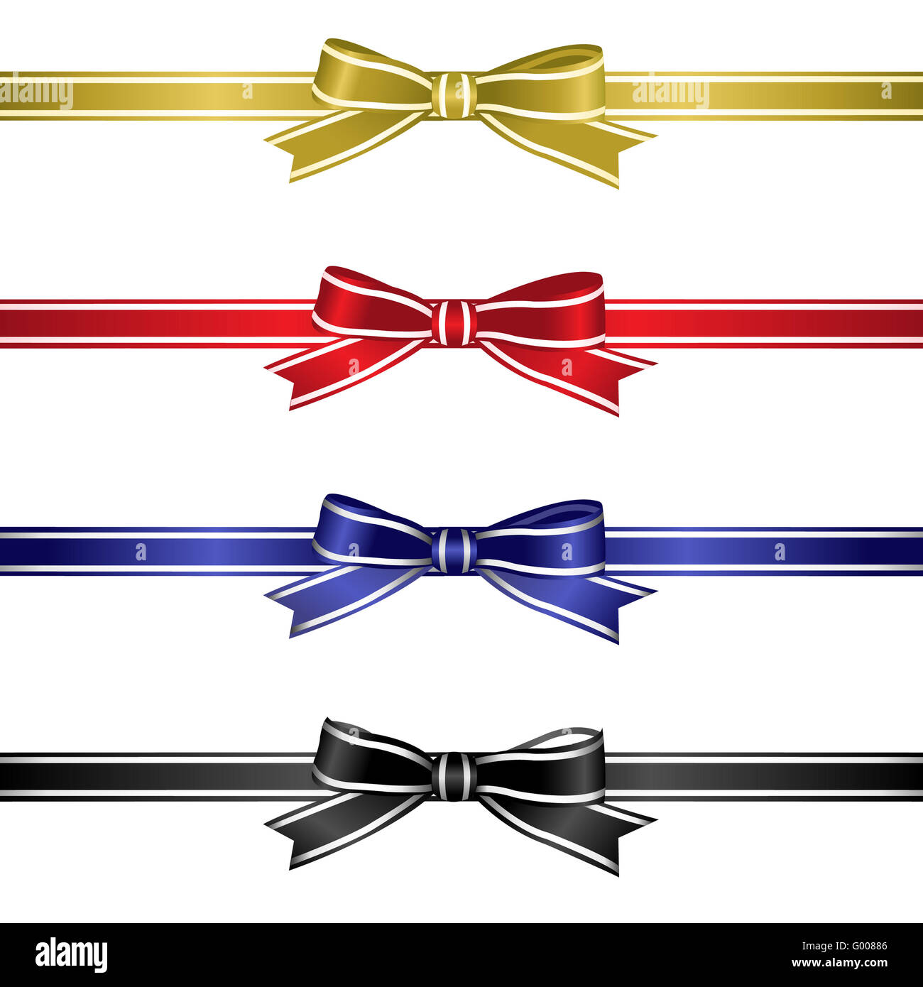 Silk Ribbons Set Stock Photo Alamy