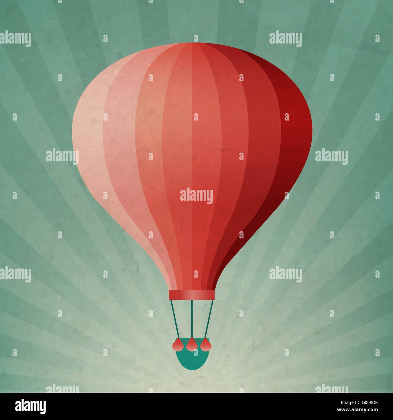 Retro Air Balloon Stock Photo - Alamy
