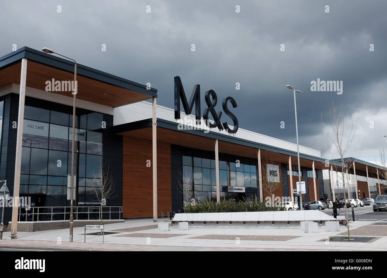 The New M S Marks Spencer Department Store And Food Halls In Charlton South East London Uk Stock Photo Alamy