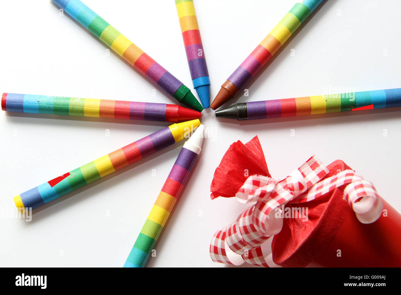 Crayons - marking pencils - crayons Stock Photo