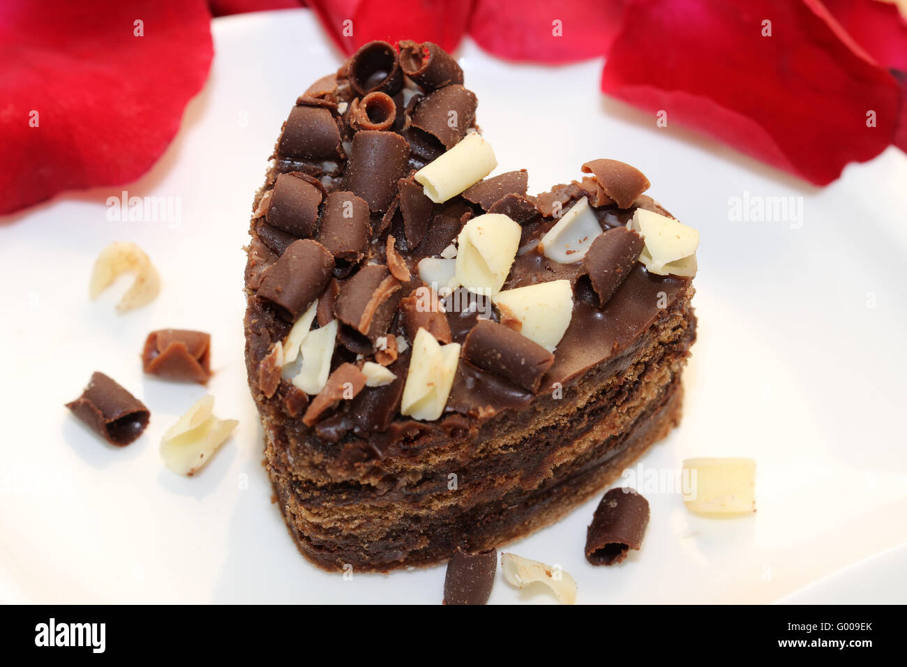 Torte - Herzform Stock Photo