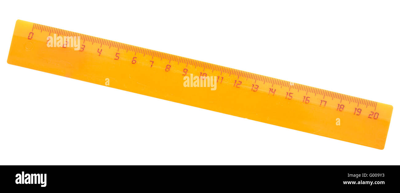 One Plastic Pink Ruler With Degrees And Digits For Education Or Work  Isolated On White Background Top View Stock Photo - Download Image Now -  iStock