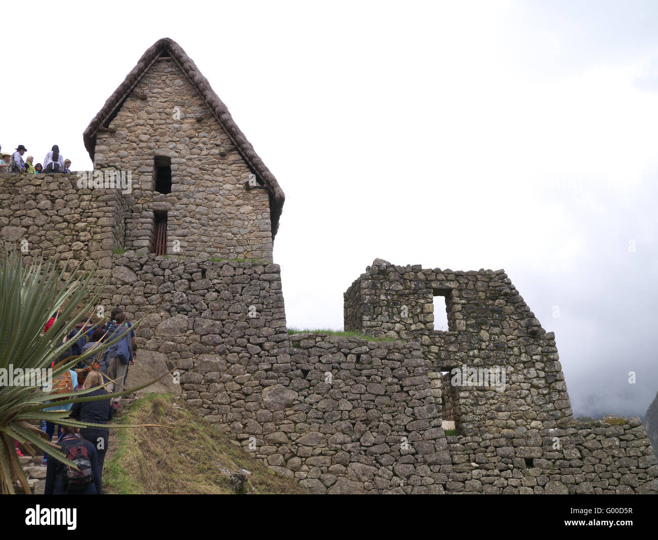 Machu Picchu Gate Keepers Lodge Stock Photo Alamy