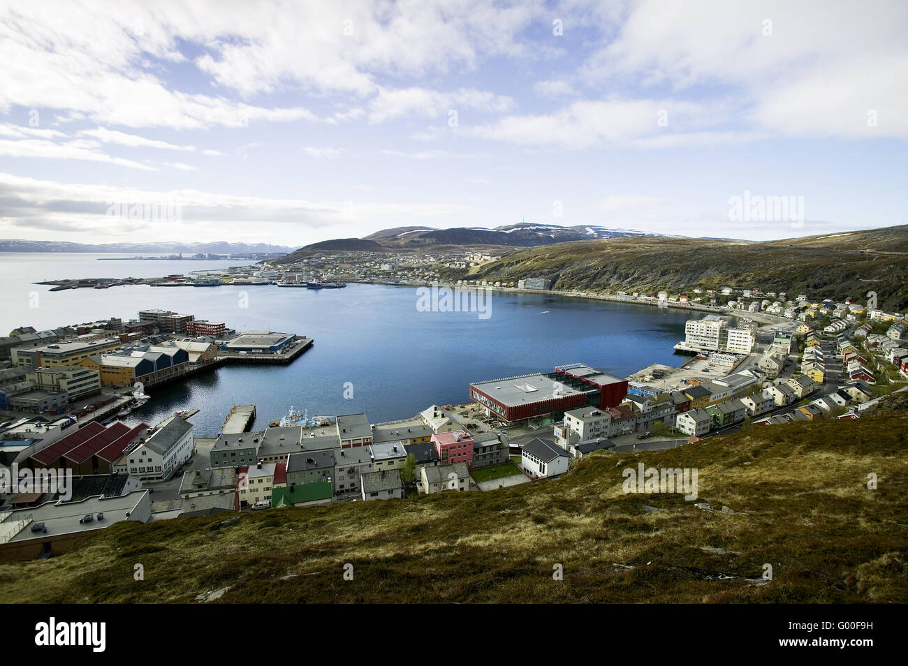 City of Hammerfest, Norway Stock Photo