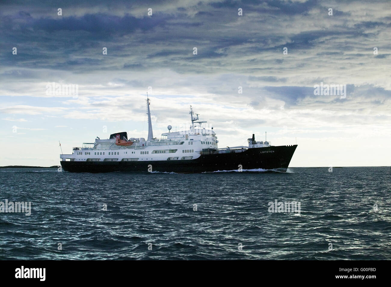 norwegian postal ship Stock Photo Alamy