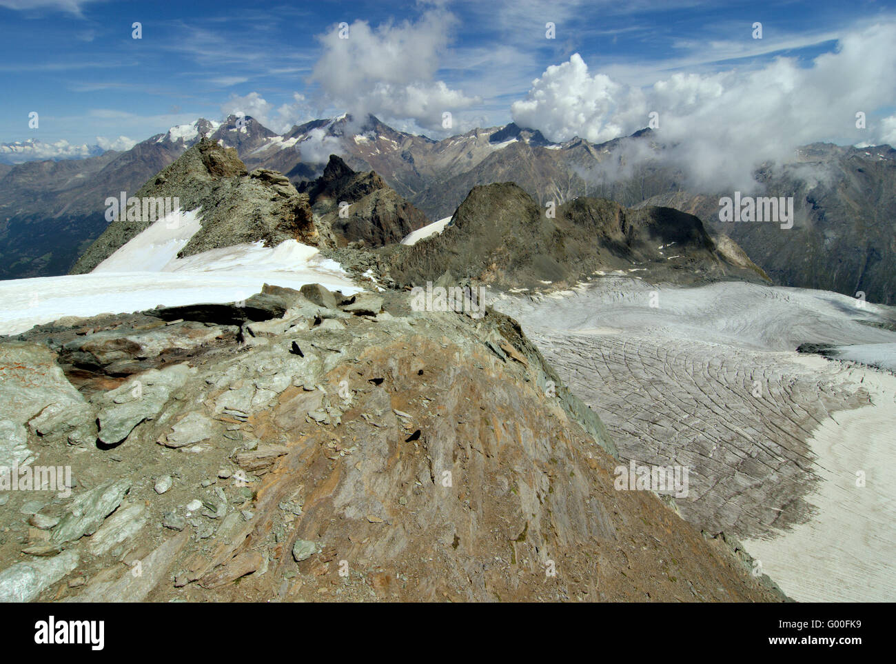 glacier Hohlaub Stock Photo