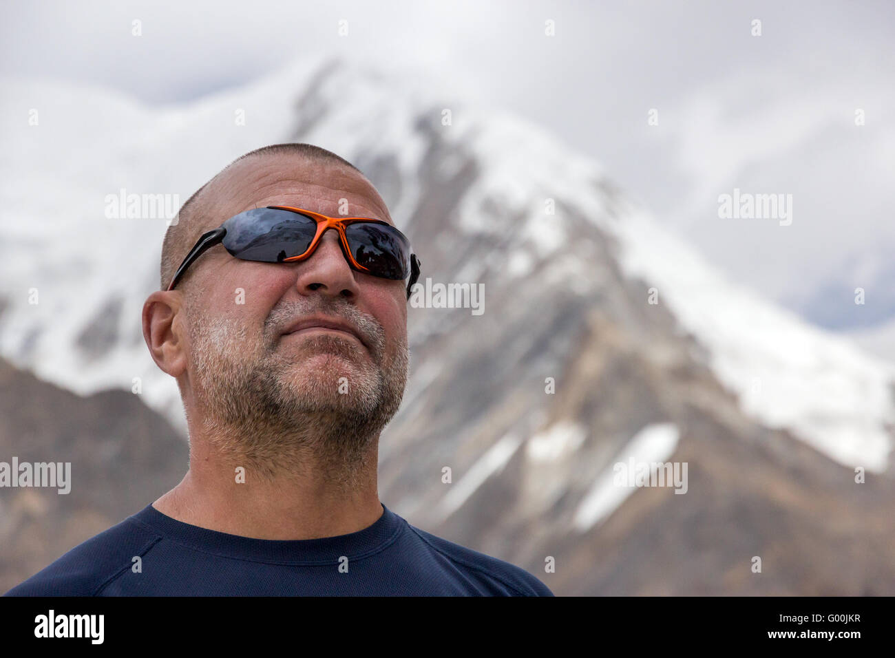 Portrait of Aged Mountain Climber Stock Photo Alamy