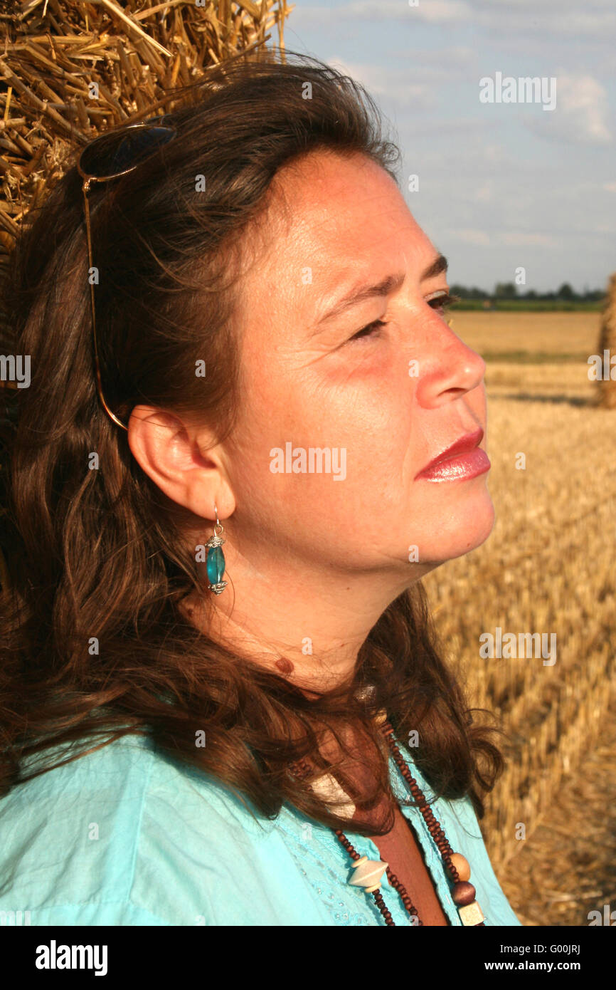 Sunbathing Stock Photo