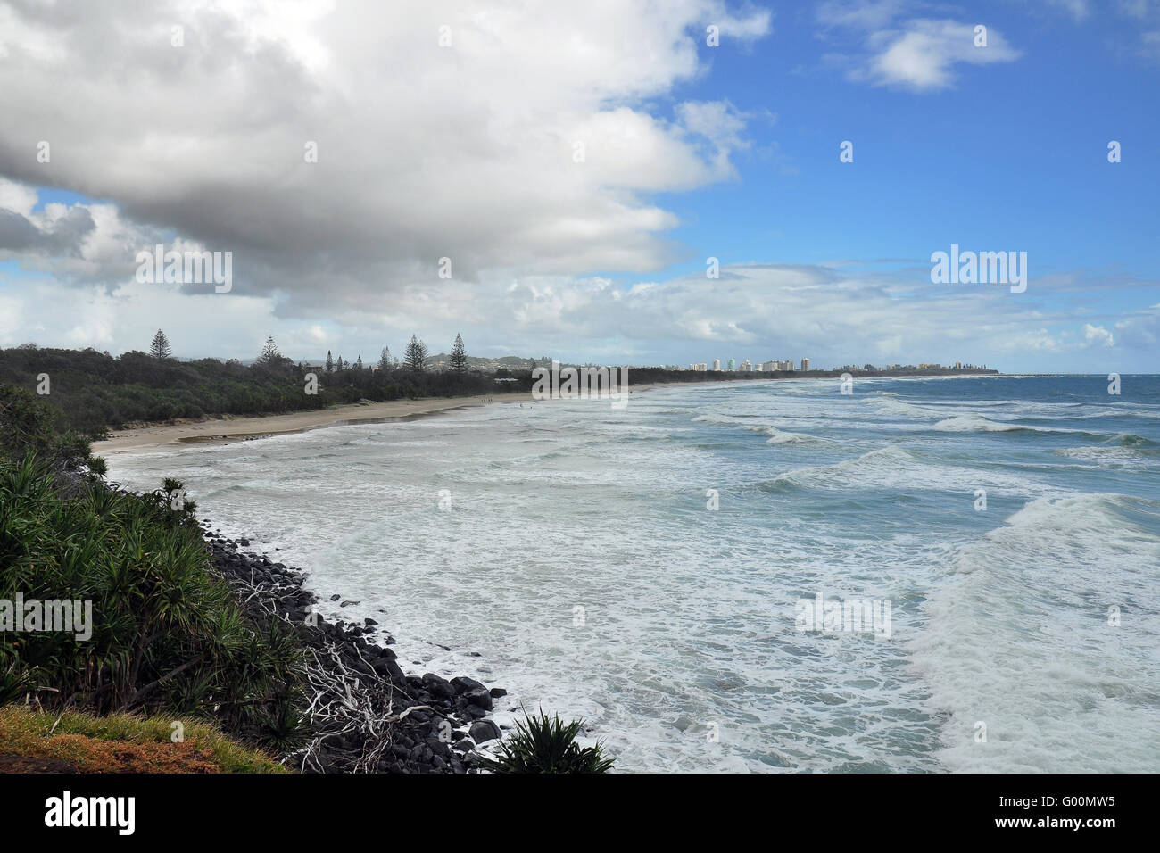 Fingal Head beach Stock Photo