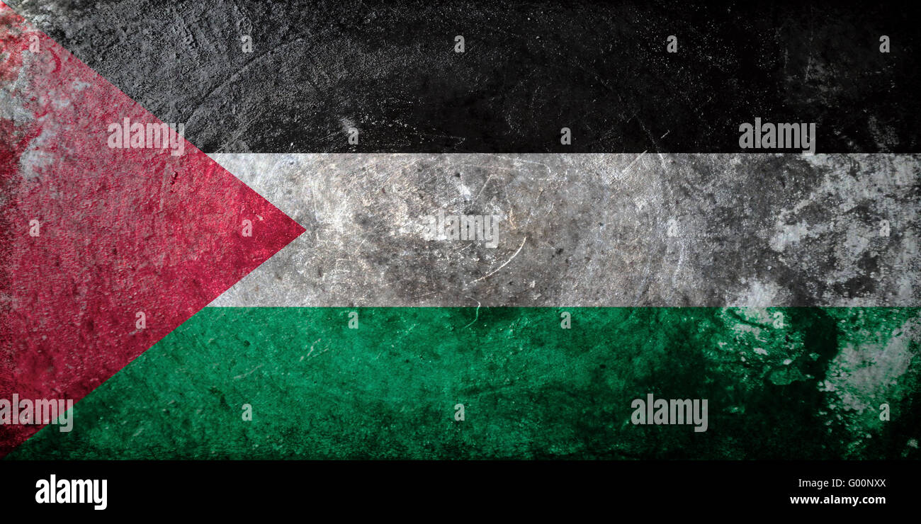 Grunge palestine flag dirty hi-res stock photography and images - Alamy