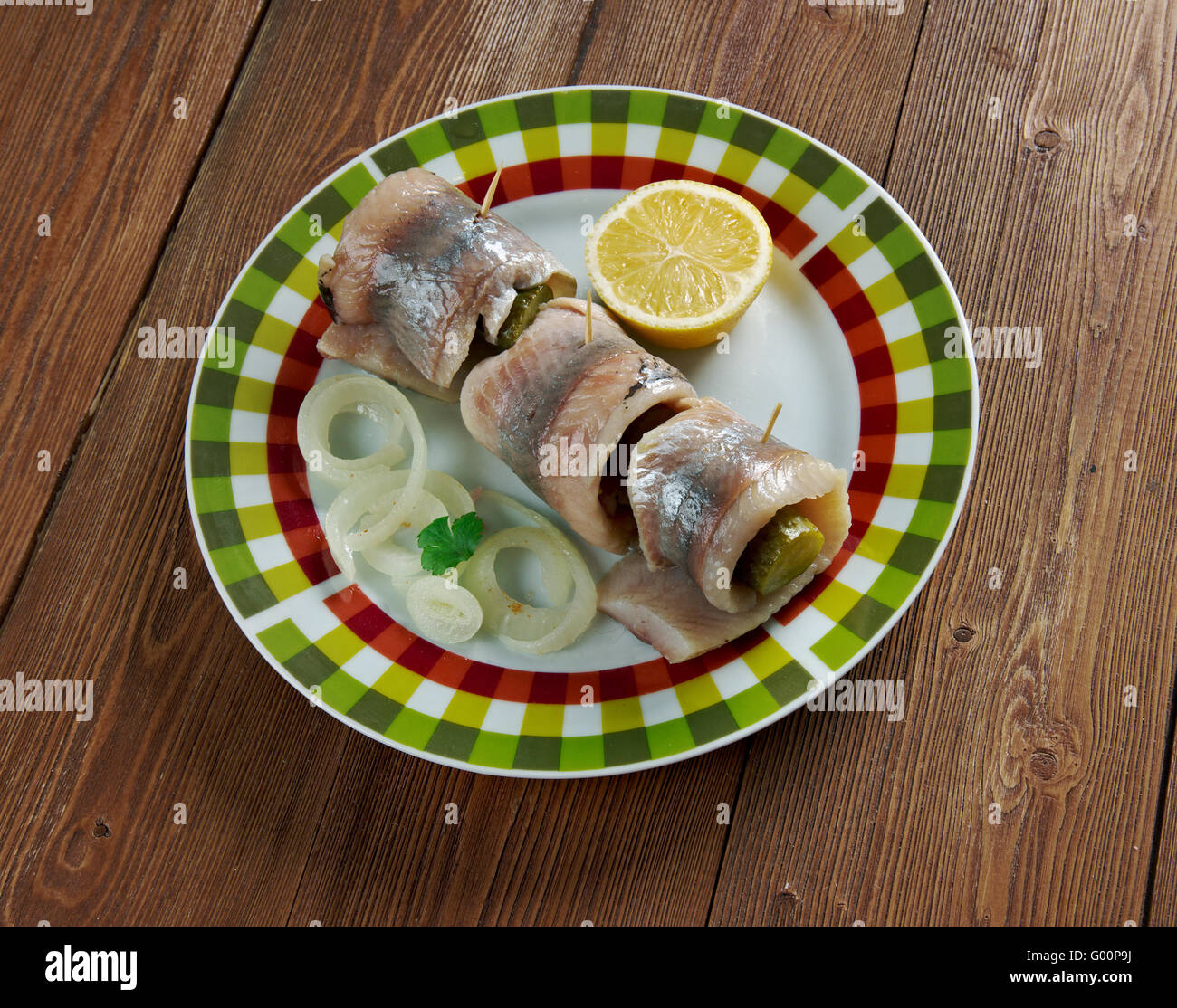 Rollmop fish dish hi-res stock photography and images - Alamy