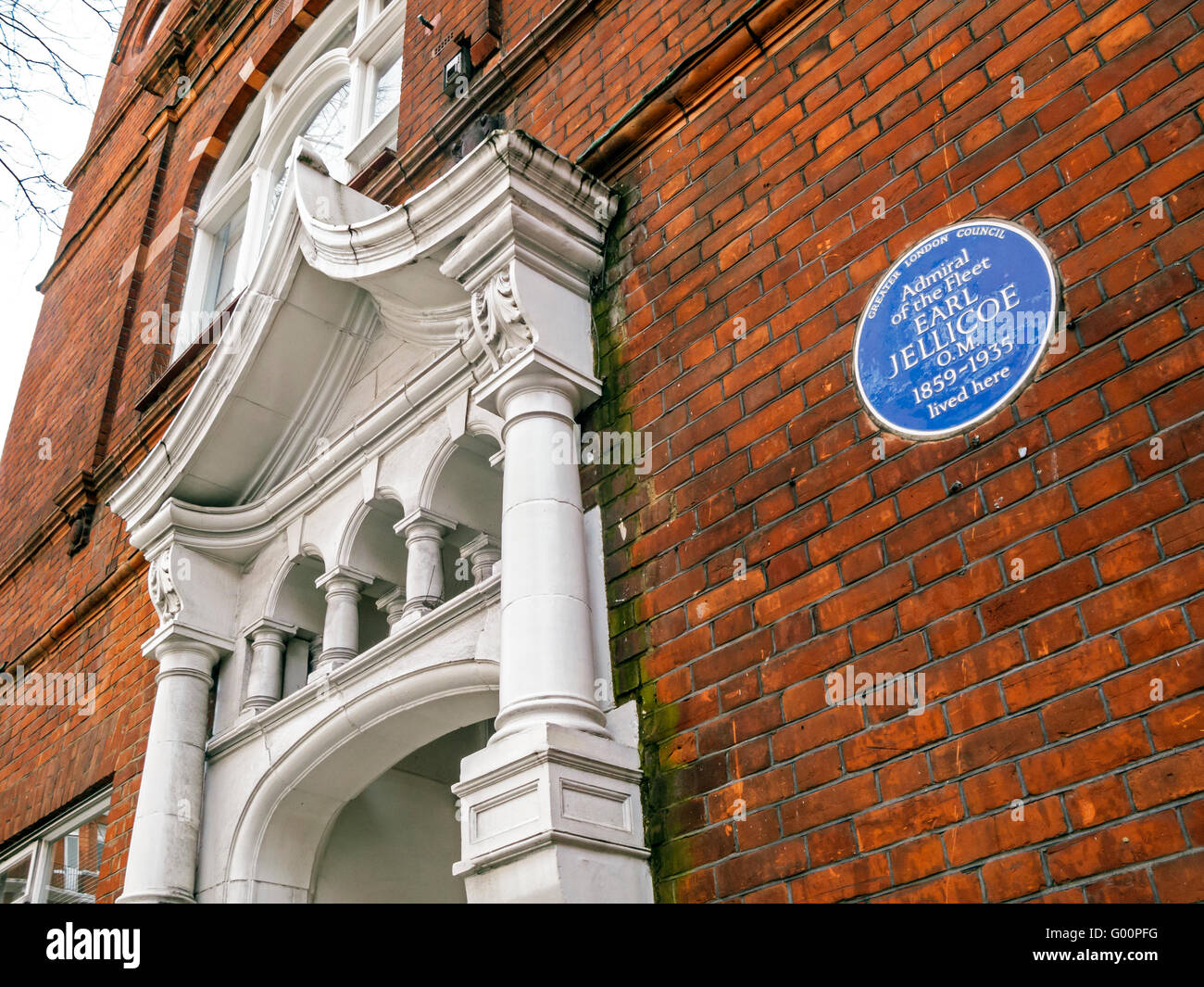 Admiral jellicoe home blue plaque hires stock photography and images