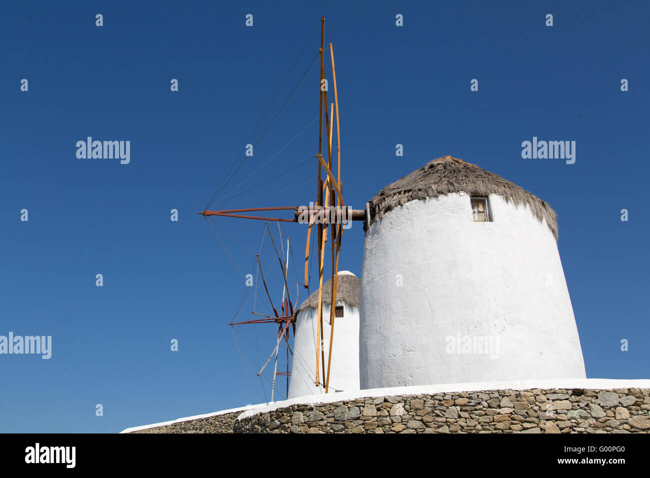 Famous Mykonos Mill Stock Photo Alamy