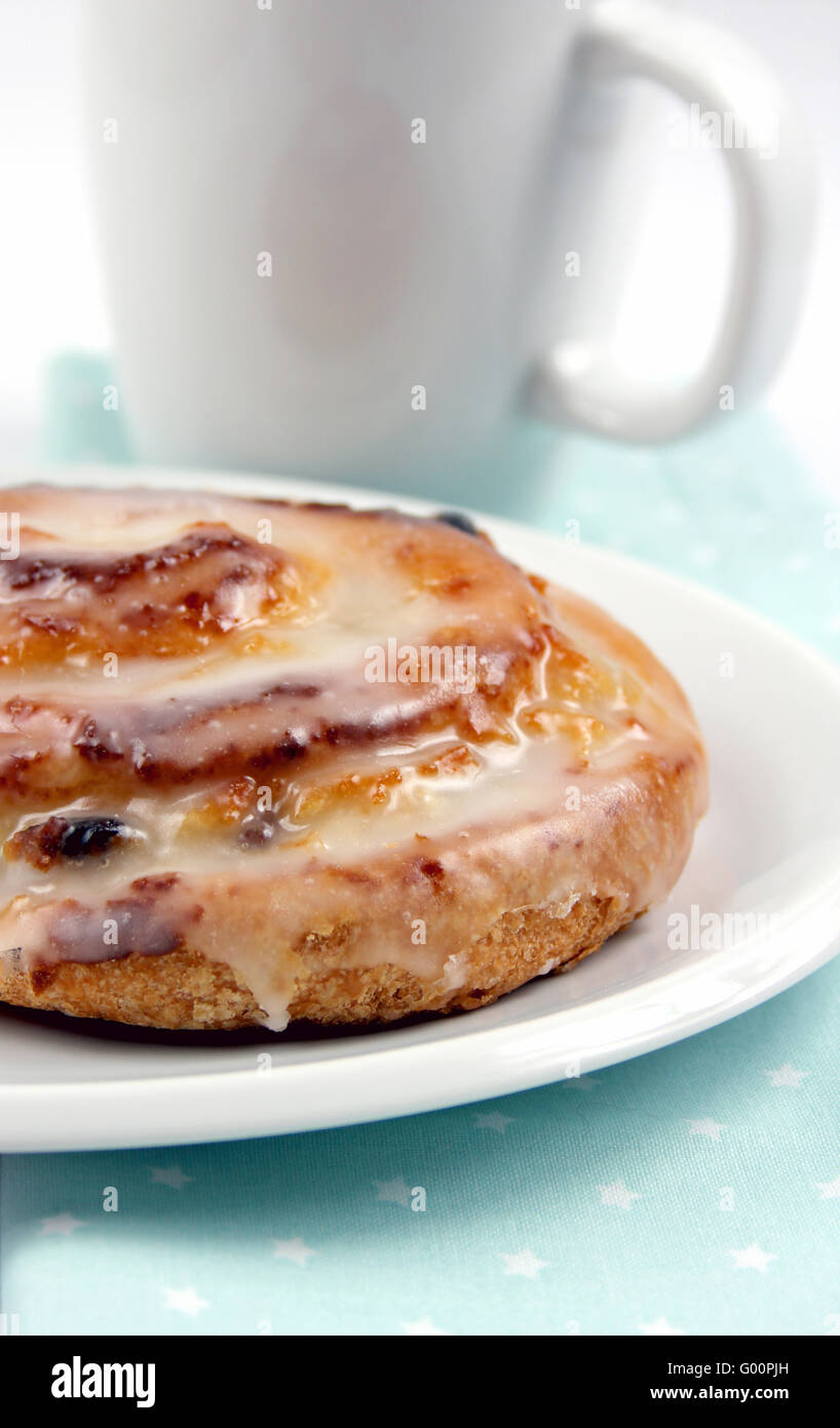 cake with raisins Stock Photo