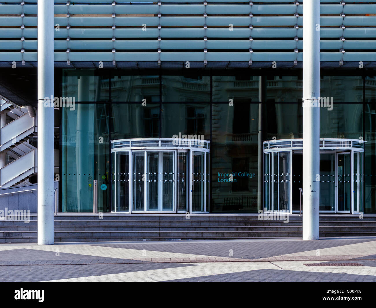 Imperial College London, entrance Stock Photo