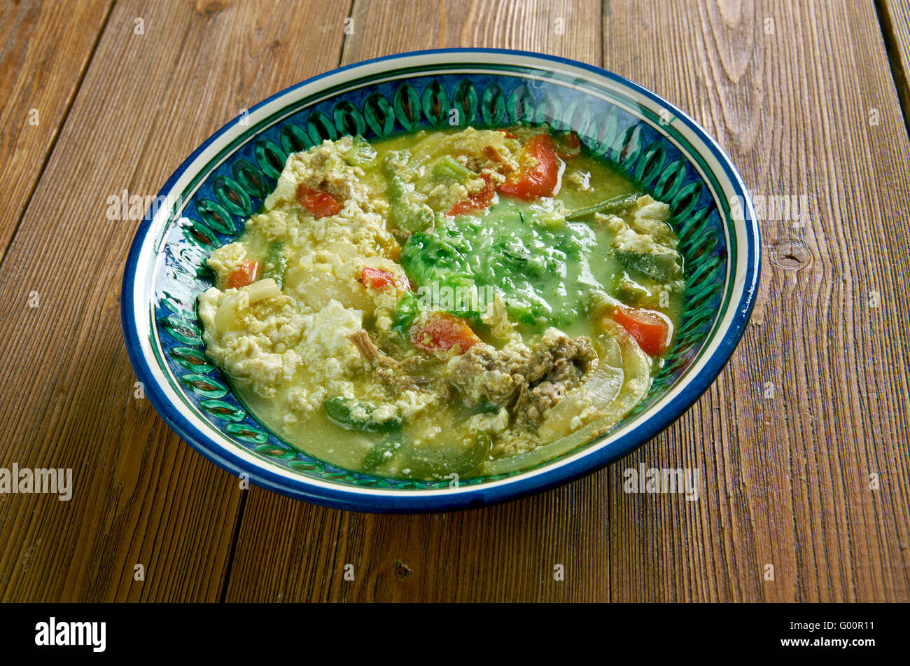 Fahsa Yemeni stew Stock Photo - Alamy