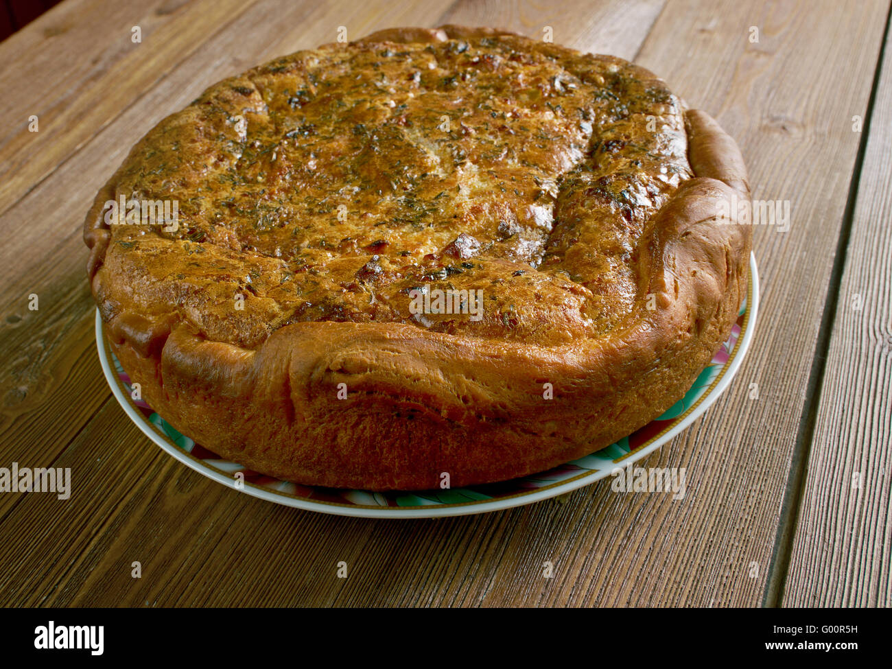 German Onion Pie Stock Photo Alamy