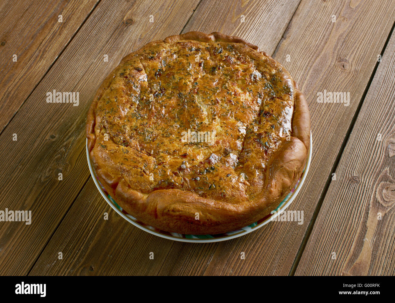 German Onion Pie Stock Photo Alamy
