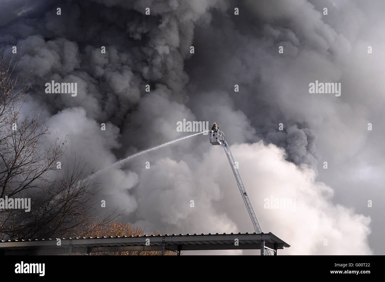 Feuerwehr Einsatz Stock Photo